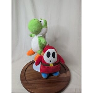 Nintendo Super Mario Bros Shy Guy Plush (2024) Toy And Yoshi Plush‎ (2020)